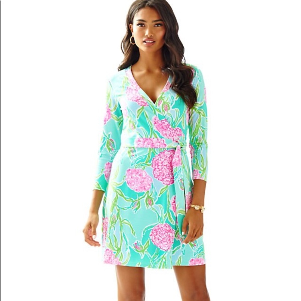 Lilly Pulitzer Sz M Meridan Wrap Dress